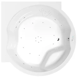 Poreamme Interia Royal Highline Hydro-Air, 1730x1730x490mm, 580l, valkoinen