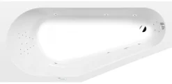 Poreamme Interia Tigra Highline Hydro, 1700x800x460mm, vasen, 225l, valkoinen