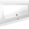 Poreamme Interia Triangl Active Hydro, 1800x1200x500mm, vasen, 350l, valkoinen