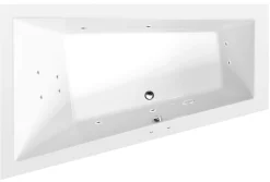 Poreamme Interia Triangl Active Hydro, 1800x1200x500mm, vasen, 350l, valkoinen