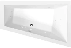 Poreamme Interia Triangl Active Hydro, 1800x1200x500mm, oikea, 350l, valkoinen