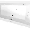 Poreamme Interia Triangl Highline Hydro-Air, 1800x1200x500mm, oikea, 350l, valkoinen