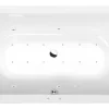 Poreamme Interia Viva Active Hydro-Air, 1850x800x470mm, 267l, kulmikas, valkoinen