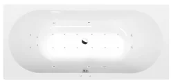 Poreamme Interia Viva Active Hydro-Air, 1850x800x470mm, 267l, kulmikas, valkoinen