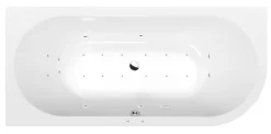 Poreamme Interia Viva Active Hydro-Air, 1750x800x470mm, vasen, 235l, valkoinen