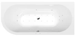 Poreamme Interia Viva Active Hydro-Air, 1750x800x470mm, oikea, 235l, valkoinen