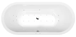 Poreamme Interia Viva Active Hydro-Air, 1850x800x470mm, 267l, valkoinen