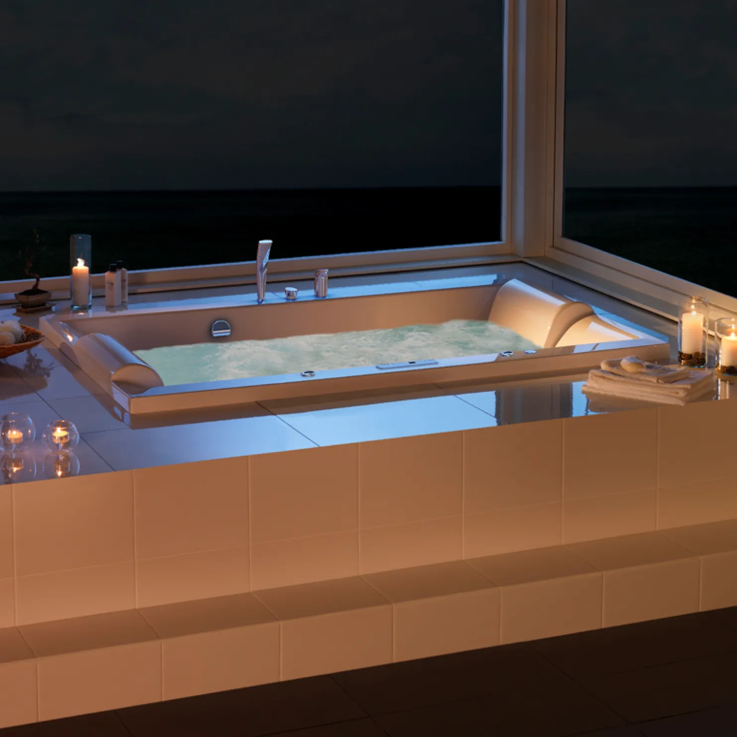Poreamme Westerbergs Pacific 190SQ Executive 2.0 akryyli valkoinen