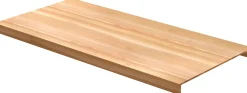 Porrasaskelma Lundbergs Rustic 590mm kaksoisaskelma tammi lakattu eri leveyksiä