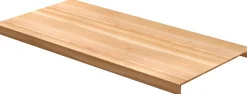 Porrasaskelma Lundbergs Rustic 590mm kaksoisaskelma tammi lakattu eri leveyksiä