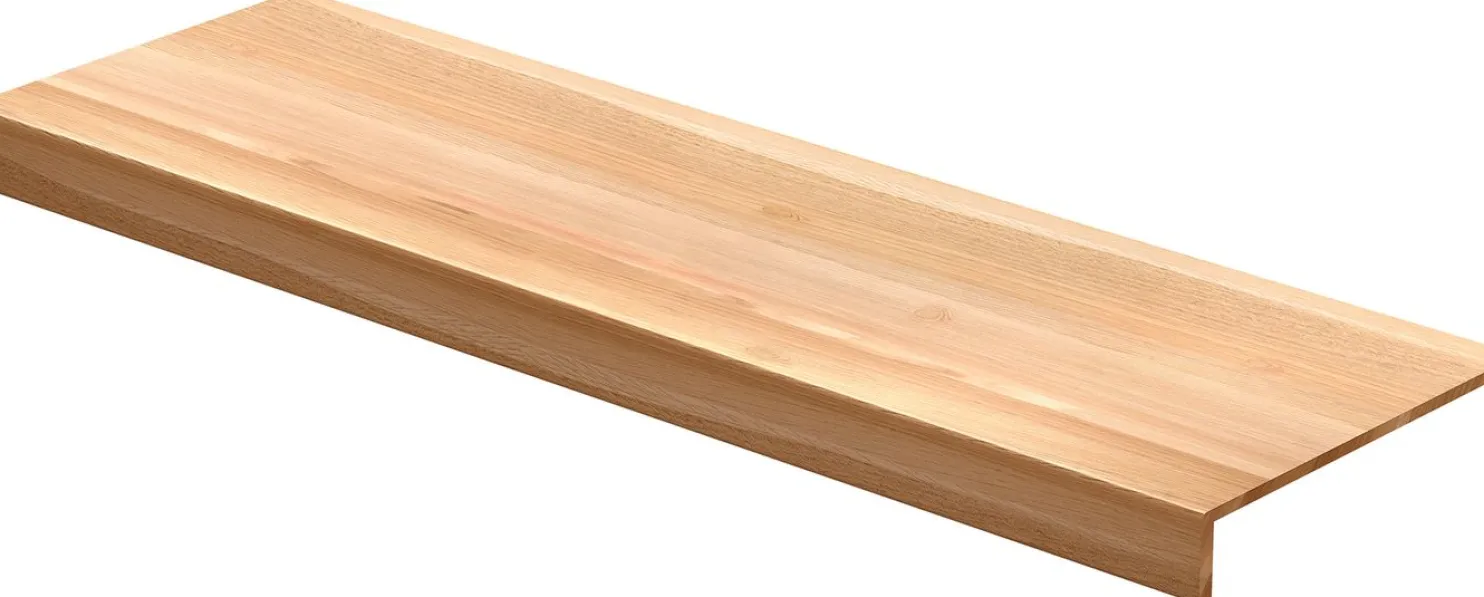 Porrasaskelma Lundbergs Rustic 1000x294mm yksöisaskelma tammi lakattu