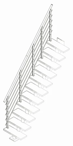 Porraskaide Dolle Design öljytty tammi eri vaihtoehtoja