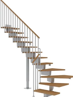 Portaat Dolle Dubai, L-malli, Classic III -kaide, öljytty tammi, eri värejä ja kokoja