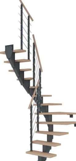 Portaat Dolle Frankfurt Design, U-malli, valkoöljytty tammi, eri värejä ja kokoja