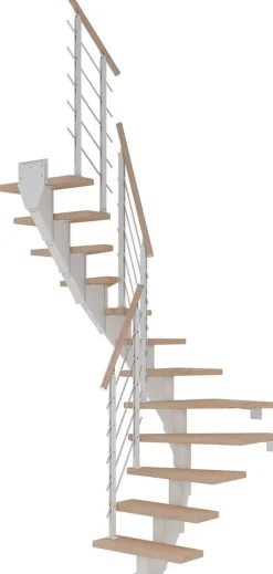 Portaat Dolle Frankfurt Design, U-malli, valkoöljytty tammi, eri värejä ja kokoja