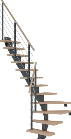 Portaat Dolle Frankfurt Design, L-malli, valkoöljytty tammi, eri värejä ja kokoja