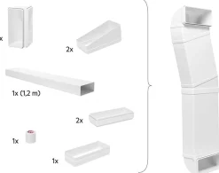 Puoliputkisarja induktiolieden liesituulettimelle Electrolux M2CKCF01