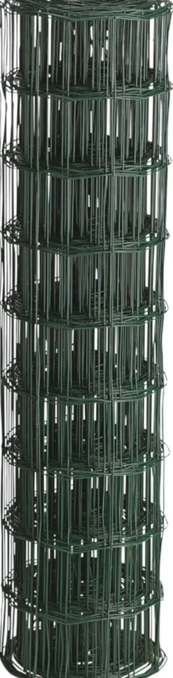 Puutarha-aita Hortus 5x10cm 1,5x25m 0% PVC vihreä