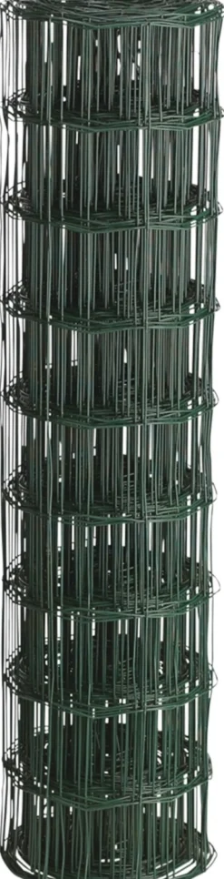 Puutarha-aita Hortus 100x100mm 0,6x10m 0% PVC vihreä