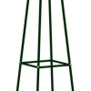Puutarhan kasvitelineet 2 kpl musta 35x35x195 cm rauta