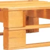 Puutarhan kuormalavajakkara 60 x 60 x 25 cm hunajanruskea