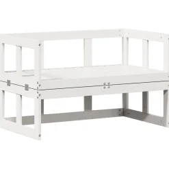 Puutarhan sohvapenkki, jatkettava, täyspuuta, eri värejä (33991)