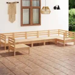 Puutarhasohvasarja, mänty, 7-osaa, eri värivaihtoehtoja
