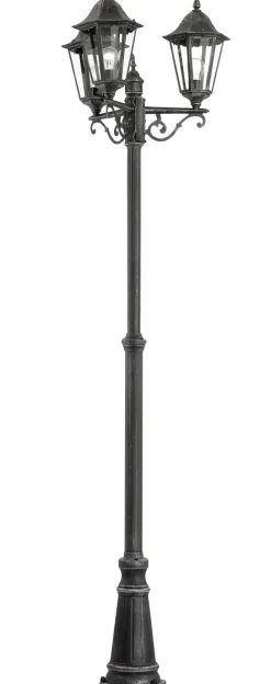 Pylväsvalaisin Eglo Navedo 3x60W Ø560x2200 mm E27 IP44 musta/kirkas