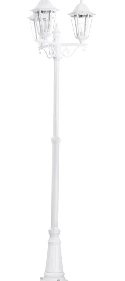 Pylväsvalaisin Eglo Navedo 3x60W Ø560x2200 mm E27 IP44 valkoinen/kirkas