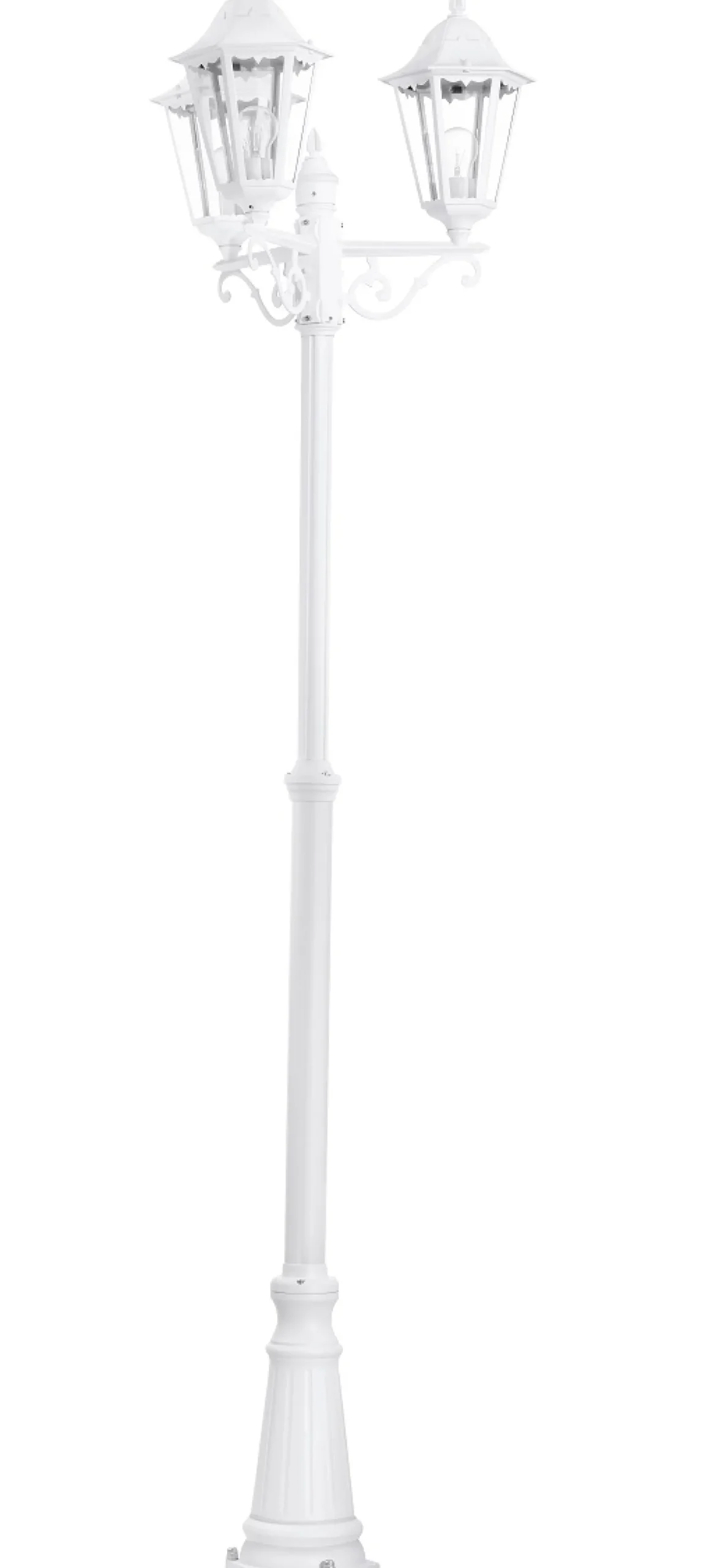 Pylväsvalaisin Eglo Navedo 3x60W Ø560x2200 mm E27 IP44 valkoinen/kirkas