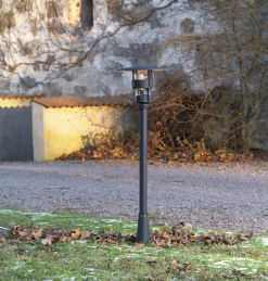Pylväsvalaisin 523-750 Freja musta matta