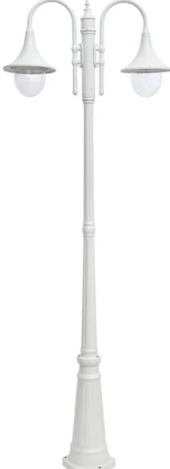 Pylväsvalaisin Kartano PKT-2U 2200 mm 2-osainen valkoinen