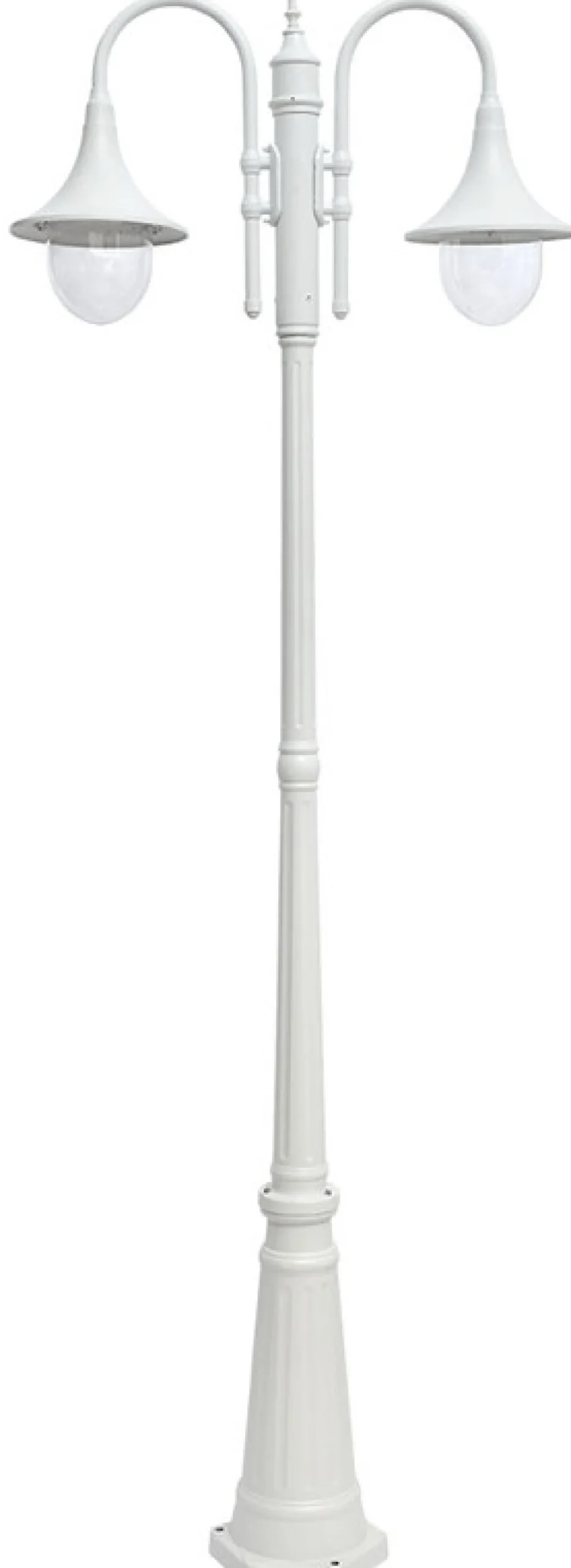 Pylväsvalaisin Kartano PKT-2U 2200 mm 2-osainen valkoinen