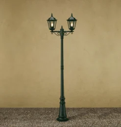 Pylväsvalaisin Konstsmide Firenze 7234-600 250x630x2200 mm 2-haarainen vihreä