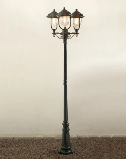 Pylväsvalaisin Konstsmide Parma 7227-600 600x600x2180 mm 3-haarainen vihreä