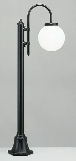Pylväsvalaisin Noor Globo 1350x525x250 mm musta
