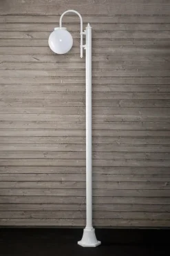 Pylväsvalaisin Noor Globo 2350x525x250 mm valkoinen
