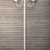 Pylväsvalaisin Noor Globo 2350x810x250 mm 2-osainen valkoinen