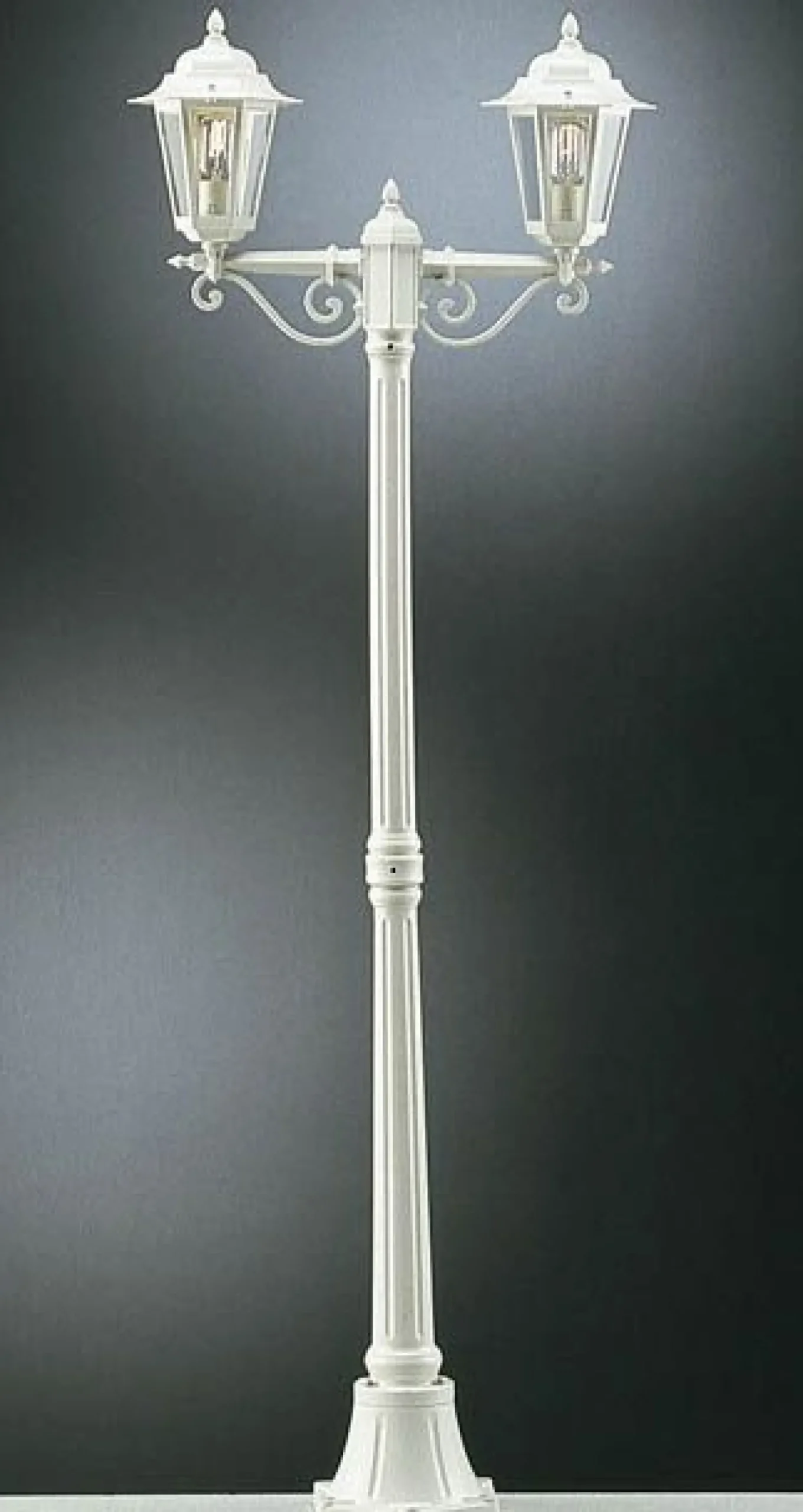 Pylväsvalaisin Noor Milano Mini 1745x535 mm 2-osainen valkoinen