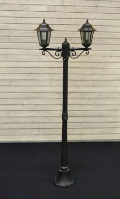 Pylväsvalaisin Noor Milano Mini 1745x535 mm 2-osainen musta