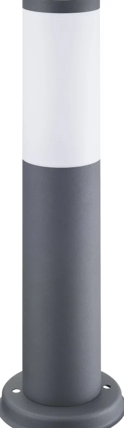 Pylväsvalaisin Polux Oslo 20W 230V IP44 Ø 76 mm harmaa matala