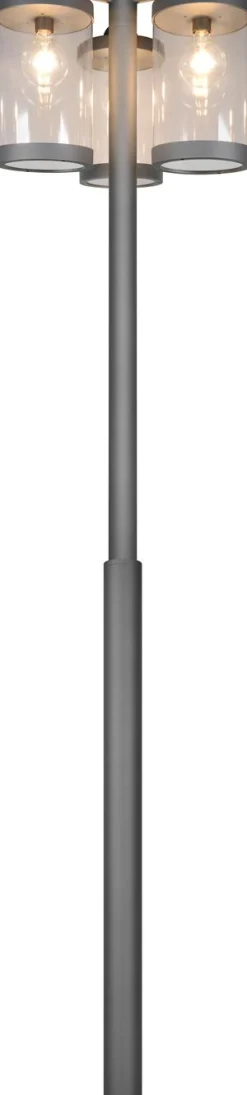 Pylväsvalaisin Trio Sambesi 240cm 3xE27 hämärätunnistin