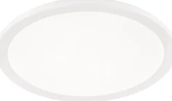 Pyöreä LED-plafondi Trio Camillus Ø40 cm valkoinen IP44