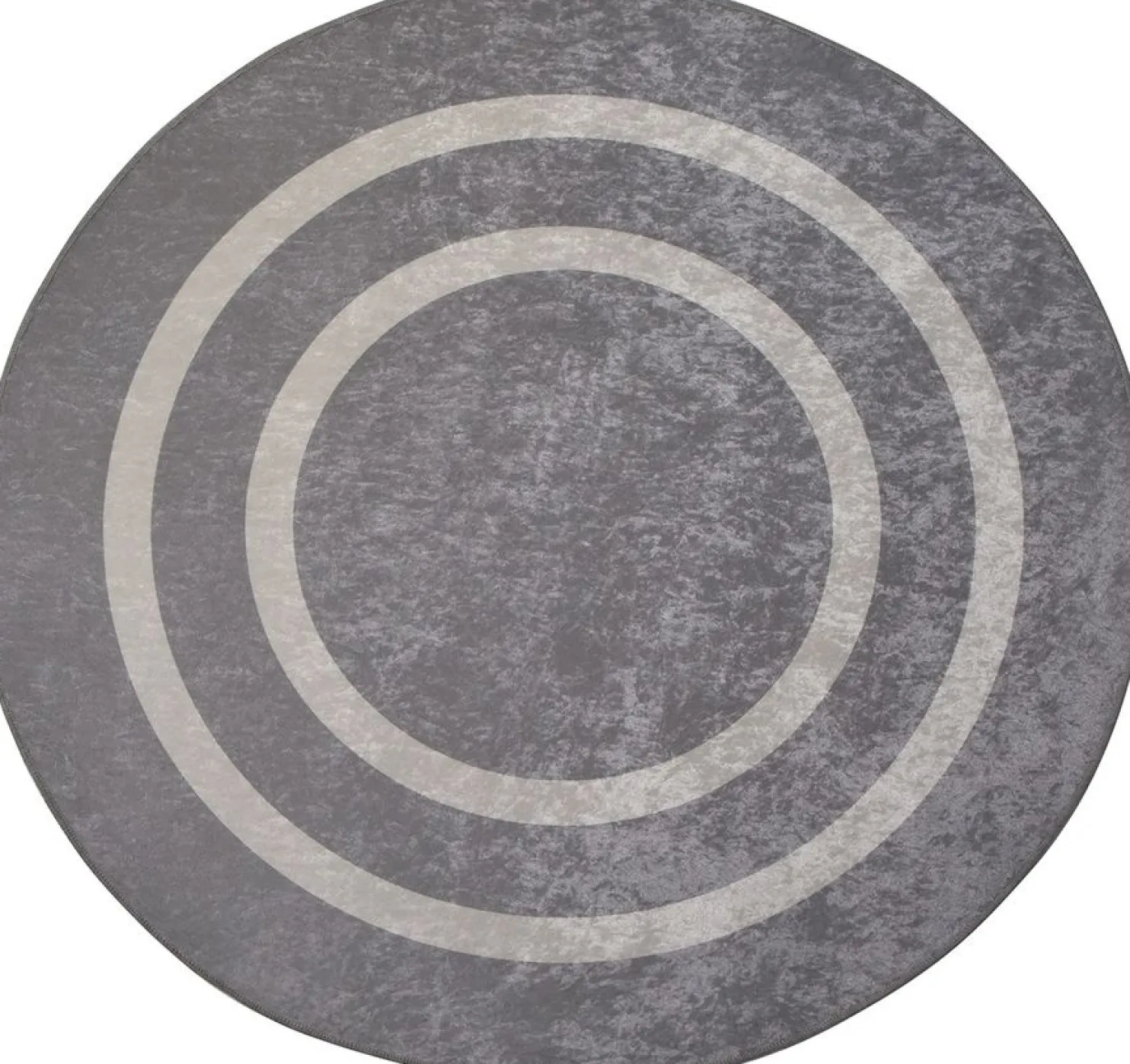 Pyöreä matto Linento Silver, Ø140cm, harmaa