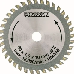 Pyörösahanterä Proxxon 28732 80x1,6x10mm