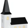 Pöytäkoriste Star Trading Churchill, 35cm, valkoinen