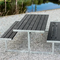 Pöytäryhmä Hortus Loke galvanoitu runko musta