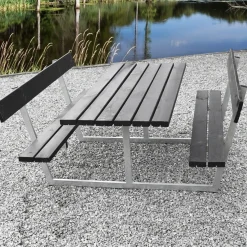 Pöytäryhmä Hortus Sif galvanoitu runko musta