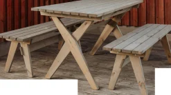 Pöytäsetti EcoFurn Granny mänty