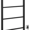 Pyyhekuivain Interia Barbo, 600x1600 mm, 160 W, oikea, mattamusta